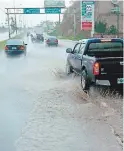  ??  ?? Las fuertes lluvias van a continuar en varias regiones del país.