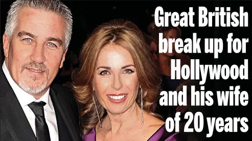  ??  ?? ‘Very difficult time’: Paul Hollywood and his wife Alexandra