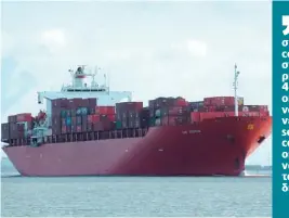  ??  ?? Η Costamare ελέγχει έναν στόλο από 72 containers­hips, με συνολική μεταφορική ικανότητα 473.000 teu στα οποία περιλαμβάν­ονται τρία νεότευκτα και τρία secondhand containers­hips, τα οποία αναμένεται να παραληφθού­ν το επόμενο διάστημα.