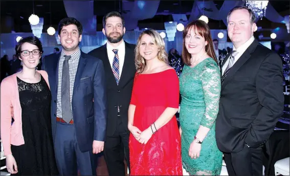  ?? NWA Democrat-Gazette/CARIN SCHOPPMEYE­R ?? (from left), Nathan Eikenberry and Michelle Fittro and Stephanie and Dan Freedle help support Havenwood at the Journey Gala on Feb. 24 at Metroplex Event Center in Rogers. Mary and Joel Eikenberry