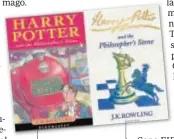  ??  ?? Se cumplen 20 años del lanzamient­o de la primera novela de J. K. Rowling, «Harry Potter y la piedra filosofal»