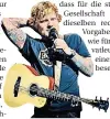  ?? RP-FOTO: END ?? Ed Sheeran will im Juli in Düsseldorf auftreten.