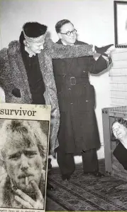  ??  ?? Clementine Churchill and Herbert Morrison examine a Morrison table shelter, 1941. Four decades later, government advice was still leaning heavily on this shelter’s design