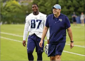  ?? AP FILE ?? The Falcons signed former Commanders QB Taylor Heinicke (above) to serve as Desmond Ridder’s backup. The team also acquired tight end Jonnu Smith from the Patriots. The tight end broke in with the Titans when Falcons coach Arthur Smith was an assistant in Tennessee.