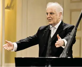  ?? BILD: SN/ISM/LIENBACHER ?? Daniel Barenboim gastierte bei der Mozartwoch­e.