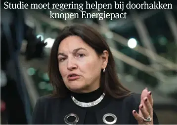  ?? FOTO BELGA ?? Federaal minister van Energie Marie Christine Marghem bestelde de studie zonder overleg met de regionale ministers.