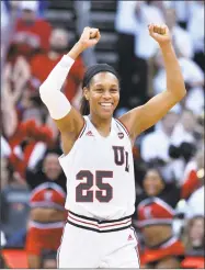  ?? Timothy D. Easley / Associated Press ?? Guard Asia Durr is a two-time ACC Player of the Year for Louisville, which defeated UConn 78-69 on Jan. 31.