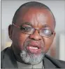  ??  ?? ACCUSATION­S: Gwede Mantashe.