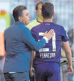  ??  ?? Gallardo perderá por tres semanas a cristian Ferreira