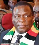  ??  ?? President Mnangagwa