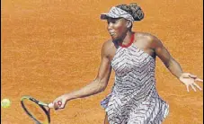  ?? AP ?? Venus Williams lost in straight sets to Wang Qiang.