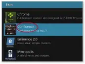  ??  ?? Use Kodi’s Confluence skin to make the media streamer look how it used to