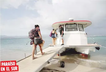  ?? Vanessa.serra@gfrmedia.com ?? Cayo Cardona es una hermosa isleta, a tan solo 10 minutos de La Guancha, con una historia peculiar, aguas cristalina­s y donde se puede bucear para admirar los arrecifes de coral.