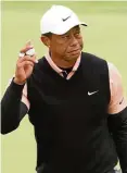  ?? PETERSEN / AFP ?? Weltstar Tiger Woods verzichtet auf die Saudi-Tour.
Franziska Breininger
London.