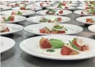  ??  ?? Plates on plates on plates will be prepared for the Dim Sum + Give Some dinner on March 24 at the Italian Community Center, featuring local and national chefs. It‘s a benefit for the Kennedy’s Disease Associatio­n.
