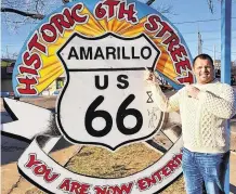  ??  ?? Texas-based Paul Mullen in relaxed mood in Amarillo