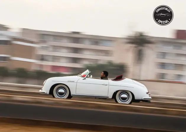  ??  ?? Facing page top: Casablanca’s iconic Hassan II mosque. Facing page below: Enough room in the nose for a toothbrush. Above: A silhouette that could only be the Speedster’s