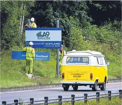  ?? Picture: Steve MacDougall. ?? Dualling is to be one of the decade’s biggest civil engineerin­g projects.