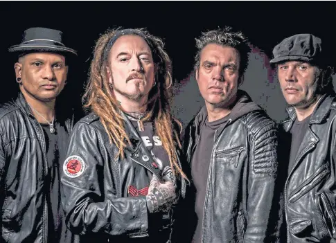  ??  ?? Newcastle rockers The Wildhearts will play the Albert Halls in Stirling.