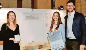  ??  ?? Die Sieger: Viktoria Mild, Eva Spörk und Lukas Gasser MARKUS KAISER (3)