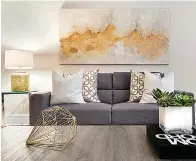  ?? Design Recipes ?? ■ A small scale sofa is used in the living area of an urban apartment.