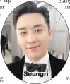  ??  ?? Seungri