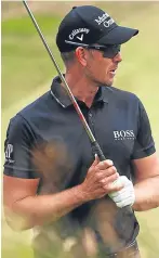  ??  ?? Henrik Stenson: defending champ.