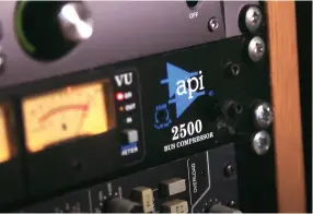  ?? ?? Danny’s 2500 compressor is a studio essential, great for that classic jungle sound