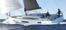  ??  ?? Jeanneau has produced a very well-rounded yacht in its Sun Odyssey 410, which is fun to sail and boasts plenty of space. The lift keel option has promising potential. Price: €167,800