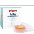  ??  ?? Pigeon Baby Transparen­t Soap with Case, R59.99, baby stores, pharmacies, selected retail outlets, online stores