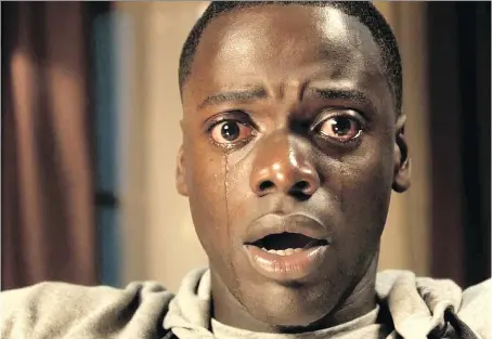  ?? UNIVERSAL PICTURES ?? Daniel Kaluuya stars in Get Out, a creative mix of horror and satire from Jordan Peele, who makes his directoria­l debut.