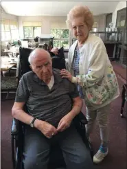  ?? PEG DEGRASSA - MEDIANEWS GROUP ?? Delaware County residents Jack and Freda Gross get ready to celebrate their 70th wedding anniversar­y today. They said their marriage has stayed happy because it was built upon a foundation of friendship, patience and trust.