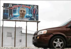  ?? BILL LACKEY / STAFF ?? The mother of a Springfiel­d shooting victim is paying for a billboard in honor of her son and to send a message to the community.
