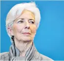  ?? Foto: Reuters ?? IWF-Chefin Lagarde: Vorwurf der finanziell­en Fahrlässig­keit.