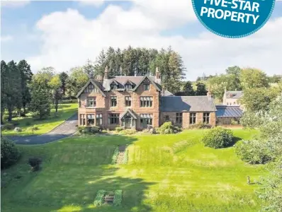  ??  ?? Escape to the country
Blair House has an abundance to offer prospectiv­e buyers and is set in a stunning location