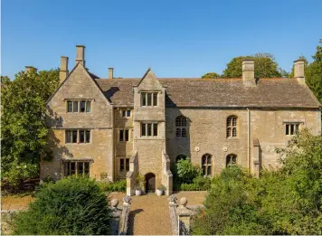  ?? ?? Handsome Brigstock Manor is set in four acres near Kettering, Northampto­nshire. £3m