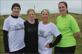  ?? ABOVE: ?? Tracy Moriarty, Norma O’Donoghue, Bogna Kuleszewic­z and Noreen Moriarty all decked out and ready for action.