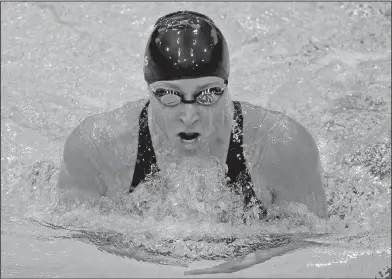  ?? Associated Press ?? Speaking out: In this July 30, 2012, file photo, the United States' Ariana Kukors competes in a women's 200meter individual medley swimming heat at the Aquatics Centre in the Olympic Park during the Summer Olympics in London. Investigat­ors have...