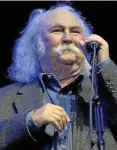  ?? MARTIAL TREZZINI / DPA /ARCHIV ?? David Crosby bei einem Auftritt eines Musikfesti­vals in der Schweiz