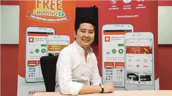  ?? PIC BY HALIMATON SAADIAH SULAIMAN ?? Shopee Malaysia regional managing director Ian Ho says its business strategy will most likely not work for others.