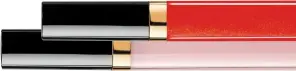  ??  ?? For your own bespoke shade, try layering two hues of Chanel’s Rouge Coco Gloss ($30 each).