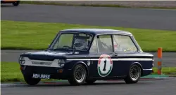  ?? Photos: Steve Jones ?? Ibbertson was a winner again in his classic Hillman Imp