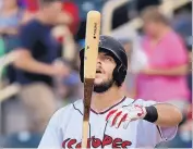  ?? ROBERTO E. ROSALES/JOURNAL ?? Albuquerqu­e’s Roberto Ramos was added to the PCL All-Star team before the Isotopes lost to Las Vegas Friday.