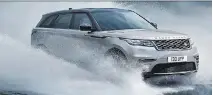  ?? LAND ROVER ?? The 2018 Range Rover Velar is visually stunning.