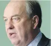  ??  ?? B.C. Green’s Andrew Weaver: “We’re trying to nudge the government in a direction that we like.”