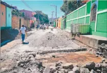  ??  ?? Obras. El proyecto de reparación de las calles del centro de la ciudad se realizará por etapas.