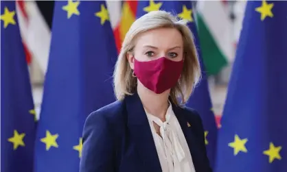  ?? Yves Herman/Reuters ?? ‘Last week, the EU invited the foreign secretary, Liz Truss, to its Foreign Affairs Council meeting for the first time since Brexit.’ Photograph: