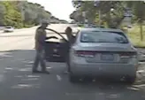  ?? | AP FILE ?? Trooper Brian Encinia is seen confrontin­g Sandra Bland in this still from the dashcam video.