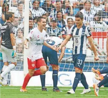  ?? | MEXSPORT ?? La última vez que que ambos equipos se midieron fue en la jornada 9, Necaxa venció 2-0 al Monterrey.