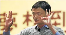  ?? /Reuters ?? Faux play: Alibaba chairman Jack Ma has called on Chinese legislator­s to get tough on counterfei­ts — a practice not unfamiliar to his group.